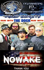 DKRC 10 YEAR ANNIVERSARY PARTY FEATURING NOWAKE AND MAXIMUS @ THE DOCK | Quincy | Illinois | United States
