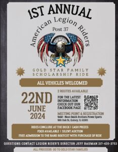 Post 37 Legion Riders Gold Star Scholarship Run
